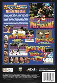 WWF WrestleMania: The Arcade Game - Box - Back Image