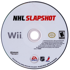 NHL Slapshot - Disc Image