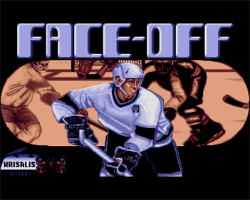 Face-Off Ice Hockey - Screenshot - Game Title Image