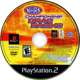 NHRA Championship Drag Racing - Disc Image
