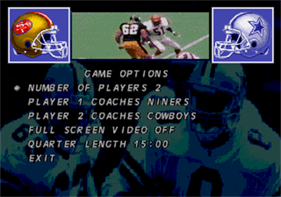 NFL's Greatest: San Francisco vs. Dallas 1978-1993 - Screenshot - Game Select Image