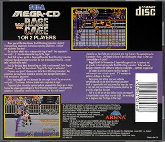 WWF Rage in the Cage - Box - Back Image