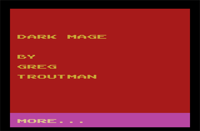 Dark Mage - Screenshot - Game Title Image