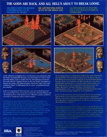 Populous II: Trials of the Olympian Gods - Box - Back Image
