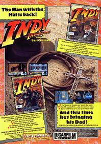 Indiana Jones and the Last Crusade: The Graphic Adventure - Advertisement Flyer - Front Image