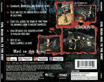 Evil Dead: Hail to the King - Box - Back