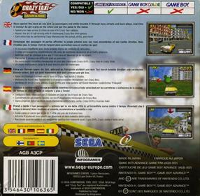 Crazy Taxi: Catch a Ride - Box - Back Image