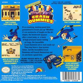 The Incredible Crash Dummies - Box - Back Image