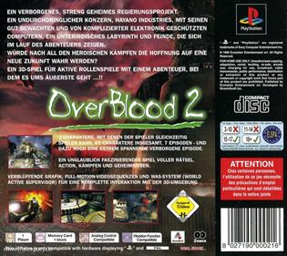 OverBlood 2 - Box - Back Image