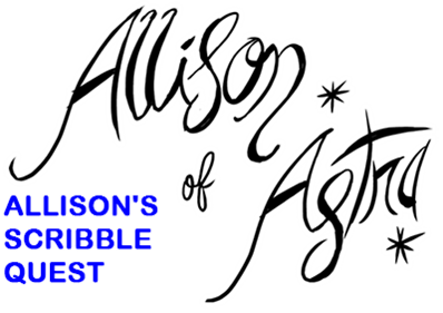 Allison of Astra: Allison's Scribble Quest - Clear Logo Image