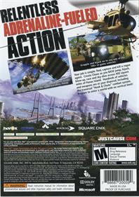 Just Cause 2 - Box - Back Image