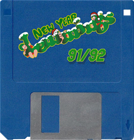 New Year Lemmings 1991/92 - Fanart - Disc Image