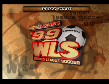 Michael Owen's World League Soccer 99 - Screenshot - Game Title Image