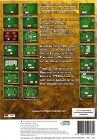 21 Card Games - Box - Back Image