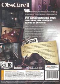 ObsCure II - Box - Back Image
