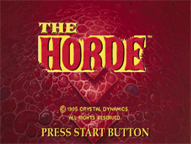 The Horde - Screenshot - Game Title Image