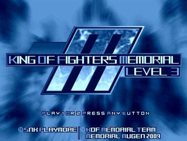 The King of Fighters Memorial Level 3 - Screenshot - Game Title Image