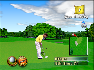 Masters '98: Harukanaru Augusta - Screenshot - Gameplay Image