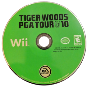 Tiger Woods PGA Tour 10 - Disc Image