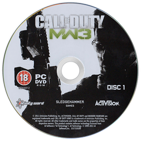 Call of Duty: MW3 - Disc Image