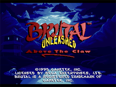 Brutal: Above the Claw - Screenshot - Game Title Image