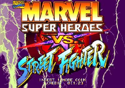 Marvel Super Heroes vs. Street Fighter - Screenshot - Game Title Image