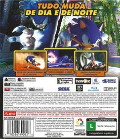 Sonic Unleashed - Box - Back Image