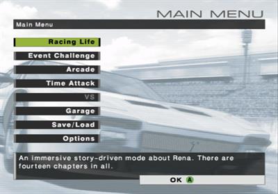 R: Racing Evolution - Screenshot - Game Select Image