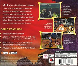 Soul Fighter - Box - Back Image