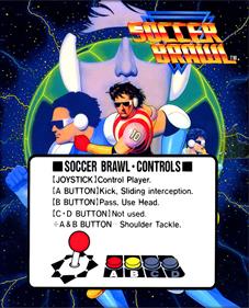 Soccer Brawl - Arcade - Controls Information Image