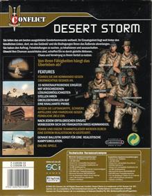 Conflict: Desert Storm - Box - Back Image
