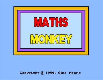 Maths Monkey - Screenshot - Game Title Image