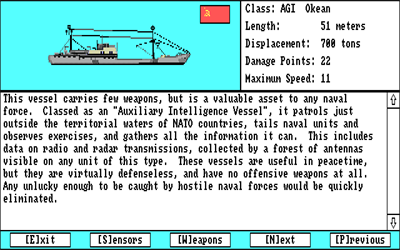 Harpoon Battleset 2: North Atlantic Convoys - Screenshot - Gameplay Image