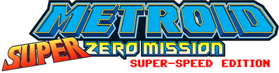 Metroid Super Speed Zero Mission - Clear Logo Image