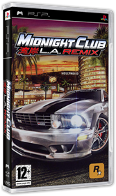 Midnight Club: L.A. Remix - Box - 3D Image