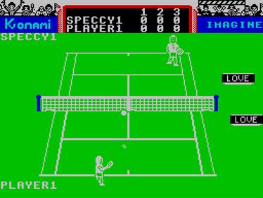 Konami's Tennis - Screenshot - Gameplay Image