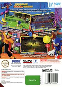 SEGA Superstars Tennis - Box - Back Image