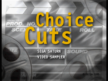 Sega Saturn Choice Cuts - Screenshot - Game Title Image