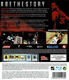 NBA 2K16 - Box - Back Image