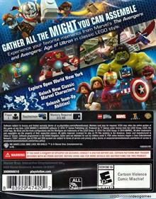 LEGO Marvel Avengers - Box - Back Image