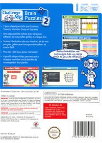 Challenge Me: Brain Puzzles 2 - Box - Back Image