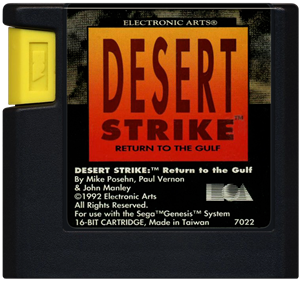 Desert Strike: Return to the Gulf - Cart - Front Image