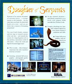Daughter of Serpents - Box - Back Image
