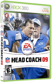 NFL Head Coach 09 - Box - 3D Image