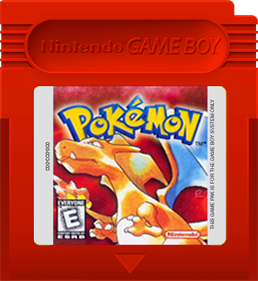 Pokémon Red Version - Cart - Front Image