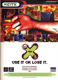 X2: No Relief - Advertisement Flyer - Front Image