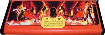 Indiana Jones and the Temple of Doom - Arcade - Control Panel Image