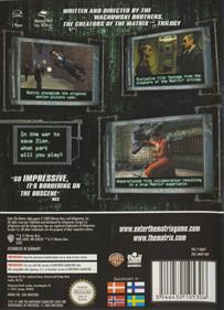 Enter the Matrix - Box - Back Image