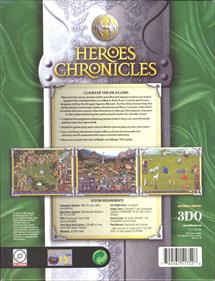 Heroes Chronicles: Clash of the Dragons - Box - Back Image