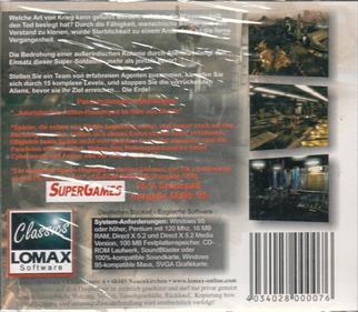 Cybermercs: The Soldiers of the 22nd Century - Box - Back Image